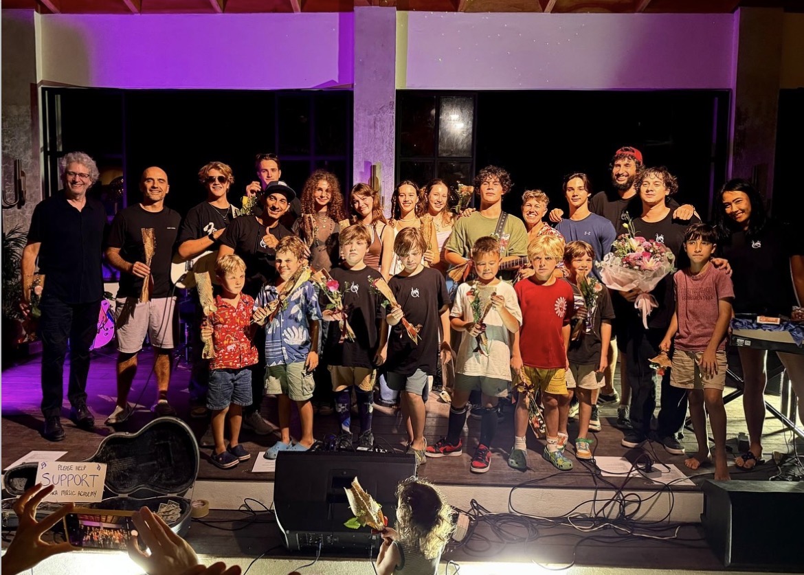 Nosara Music Academy students and teachers in concert